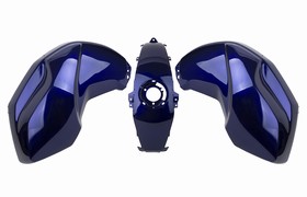 CACHA TANQUE + CACHA CENTRAL YAMAHA FZ16 AZUL OSCURO (3pcs) MTC [C80462]